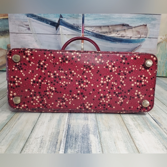 MICHAEL KORS LARGE EMMY DOME CROSSBODY SHOULDER BAG MULBERRY EUC - Picture 5 of 11